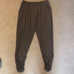 Express olive joggers dress pant